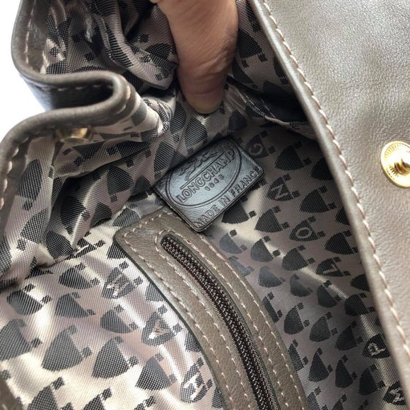 Longchamp Balzane Leather Hobo Bag - Picture 7 of 10